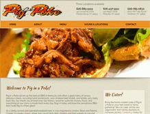 Tablet Screenshot of piginapokebbq.com